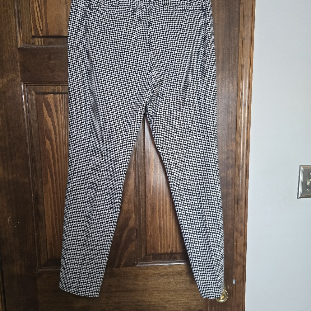 WHBM Houndstooth Slim Ankle Pants, sz6